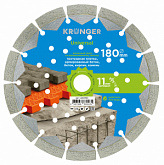 Алмазный диск по армированному бетону 180 мм Universal Kronger